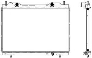 Радиатор, охлаждение двигателя SAKURA  Automotive 3151-1003
