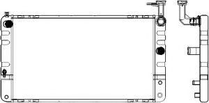 Радиатор, охлаждение двигателя SAKURA  Automotive 4461-1019