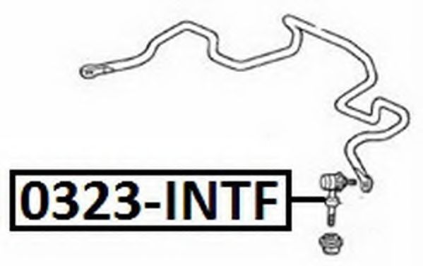 Тяга / стойка, стабилизатор ASVA 0323-INTF