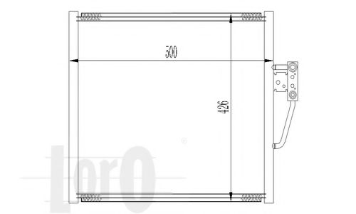 Конденсатор, кондиционер LORO 004-016-0011