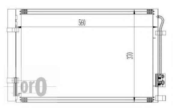 Конденсатор, кондиционер LORO 019-016-0028