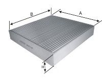 Фильтр, воздух во внутренном пространстве GOODWILL AG 373 CF