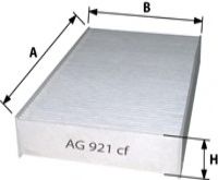 Фильтр, воздух во внутренном пространстве TSN 9723