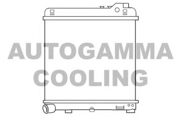 Радиатор, охлаждение двигателя AUTOGAMMA 100094