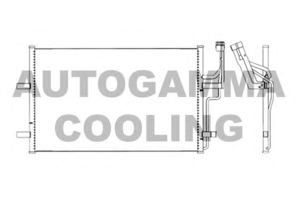 Конденсатор, кондиционер AUTOGAMMA 103622