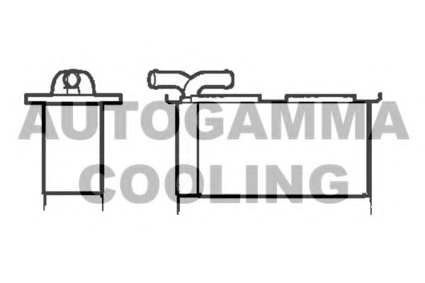 Интеркулер AUTOGAMMA 105340