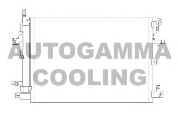 Конденсатор, кондиционер AUTOGAMMA 105347