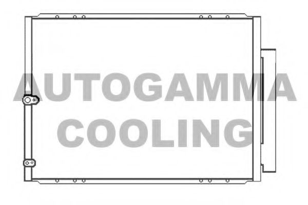 Конденсатор, кондиционер AUTOGAMMA 105544