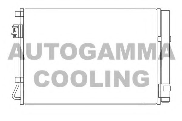 Конденсатор, кондиционер AUTOGAMMA 105860