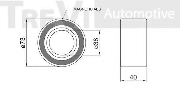 Комплект подшипника ступицы колеса INA 713617840