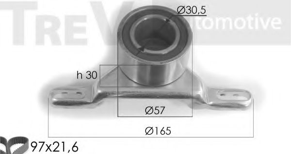 Комплект ремня ГРМ TREVI AUTOMOTIVE KD1068