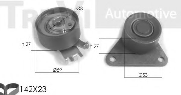 Комплект ремня ГРМ TREVI AUTOMOTIVE KD1234