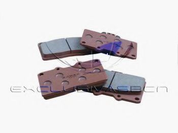Комплект тормозных колодок, дисковый тормоз MDR MFP-2597