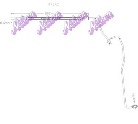 Тормозной шланг Brovex-Nelson H7172
