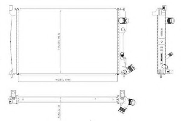 Радиатор, охлаждение двигателя PAPE 5016
