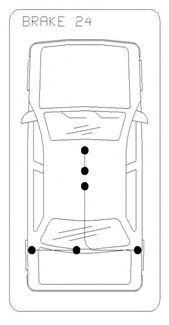 Трос, стояночная тормозная система COFLE 49114