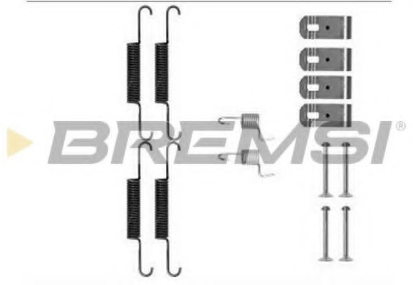 Комплектующие, тормозная колодка BREMSI SK0895