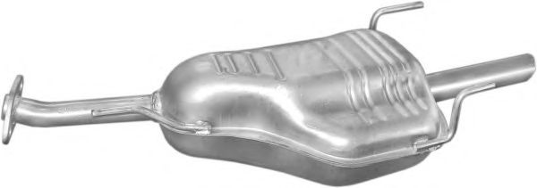 Глушитель выхлопных газов конечный TESH 230727