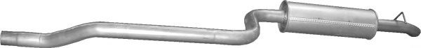 Глушитель выхлопных газов конечный POLMO 3721