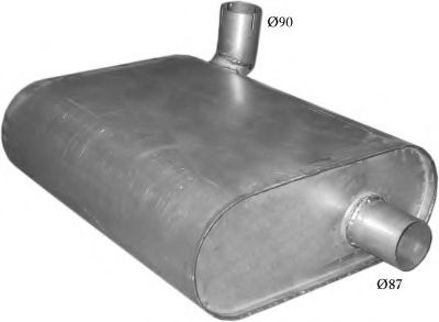 Глушитель выхлопных газов конечный POLMO 6002