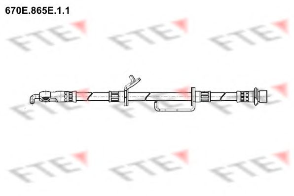 Тормозной шланг FTE 670E.865E.1.1