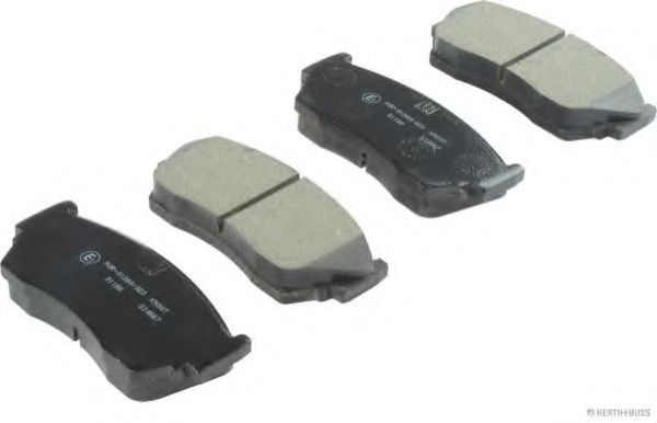 Комплект тормозных колодок, дисковый тормоз HERTH+BUSS JAKOPARTS J3601048