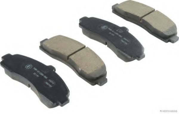 Комплект тормозных колодок, дисковый тормоз HERTH+BUSS JAKOPARTS J3601053