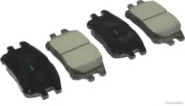 Комплект тормозных колодок, дисковый тормоз HERTH+BUSS JAKOPARTS J3602043
