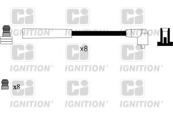 Комплект проводов зажигания QUINTON HAZELL XC984