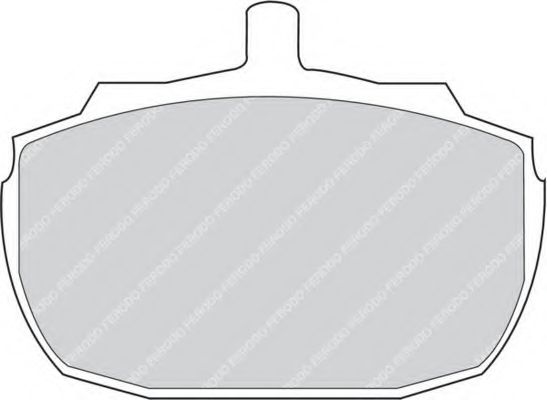 Комплект тормозных колодок, дисковый тормоз FERODO 20577