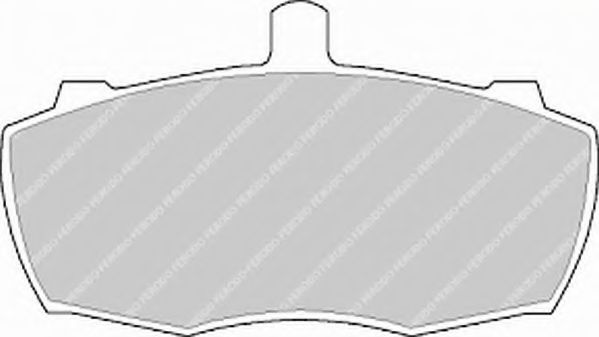 Комплект тормозных колодок, дисковый тормоз FERODO 20904