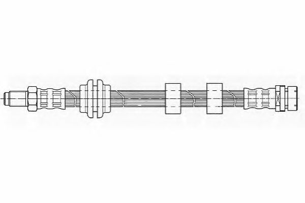 Тормозной шланг FERODO FHY2117