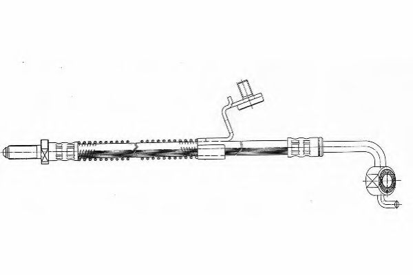 Тормозной шланг FERODO FHY2425