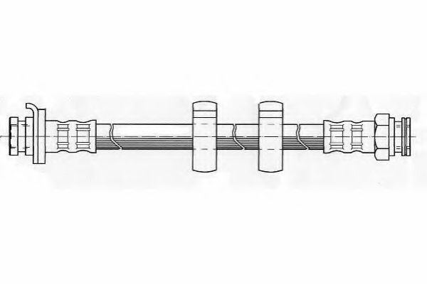 Тормозной шланг FERODO FHY2460