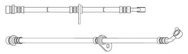 Тормозной шланг FERODO FHY2808