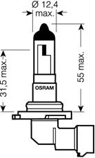 Лампа накаливания, основная фара OSRAM 9055