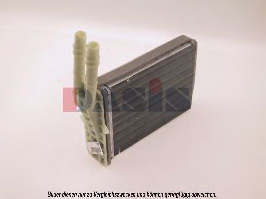 Теплообменник, отопление салона AKS DASIS RT6249