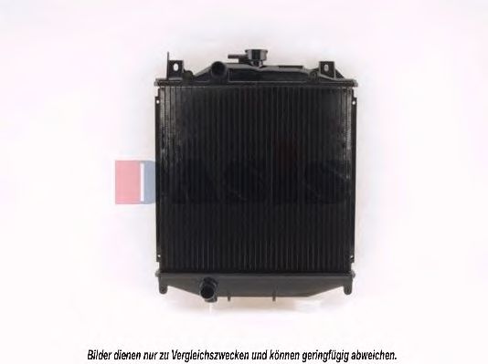 Радиатор, охлаждение двигателя AKS DASIS SZ2022