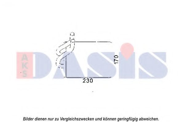 Теплообменник, отопление салона AKS DASIS 519022N