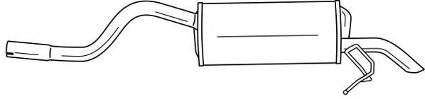 Глушитель выхлопных газов конечный AKS DASIS SG50697