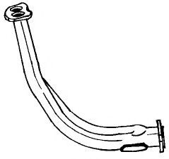 Труба выхлопного газа AKS DASIS SG70107