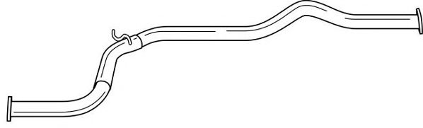 Труба выхлопного газа AKS DASIS SG34500