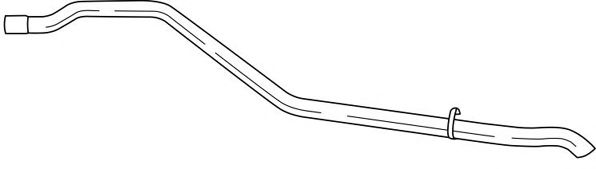 Труба выхлопного газа AKS DASIS SG11710