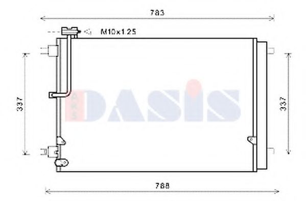 Конденсатор, кондиционер AKS DASIS 482032N