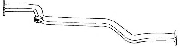 Труба выхлопного газа AKS DASIS SG34503