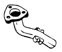 Труба выхлопного газа AKS DASIS SG32118