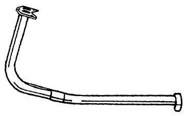 Труба выхлопного газа AKS DASIS SG25108