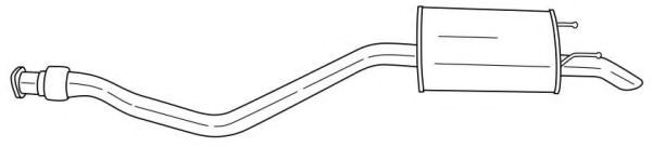 Глушитель выхлопных газов конечный AKS DASIS SG24631