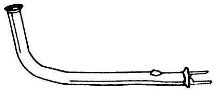 Труба выхлопного газа AKS DASIS SG13103