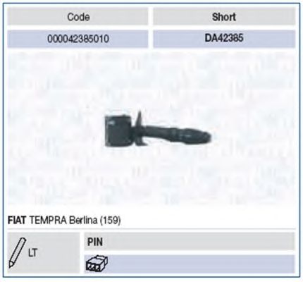 Выключатель на колонке рулевого управления MAGNETI MARELLI 42385